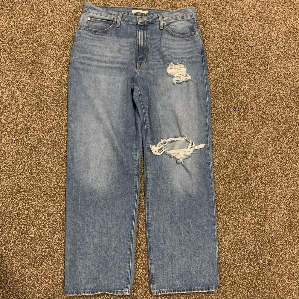 Levis ‘94 Baggy Jeans Womens 33 Blue Light Wash Denim